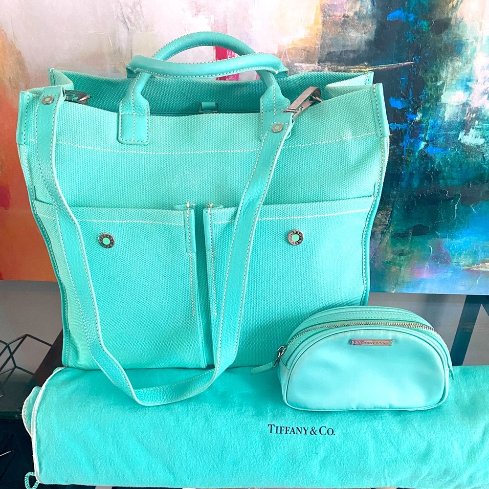 Tiffany & Co Jitney Canvas Tote